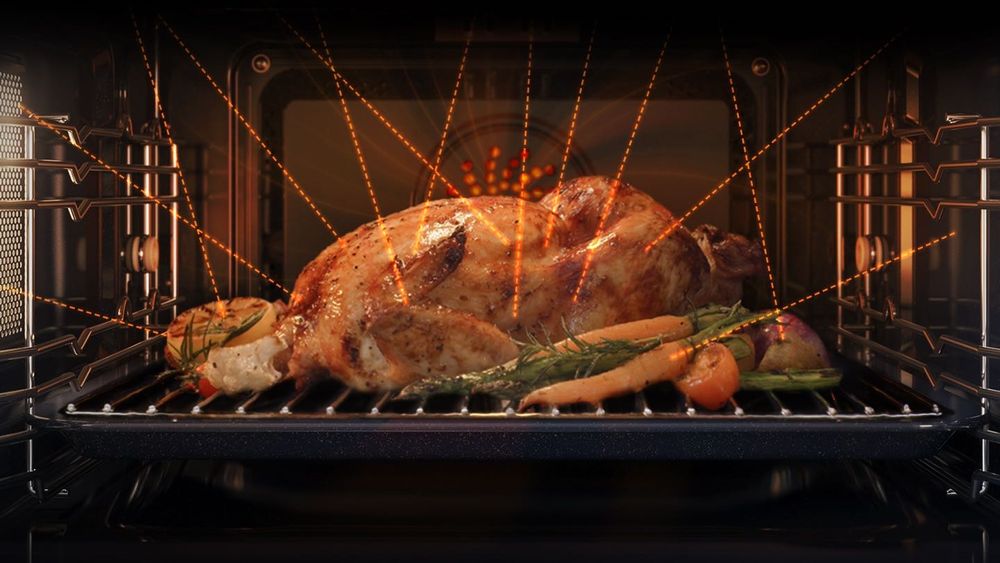 Cuptor Samsung combi cu microunde NQ5B4553FBK Series 4 Smart Compact