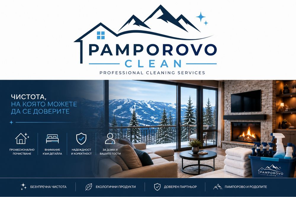 PAMPOROVO CLEAN – Чистота на която може да се доверите!