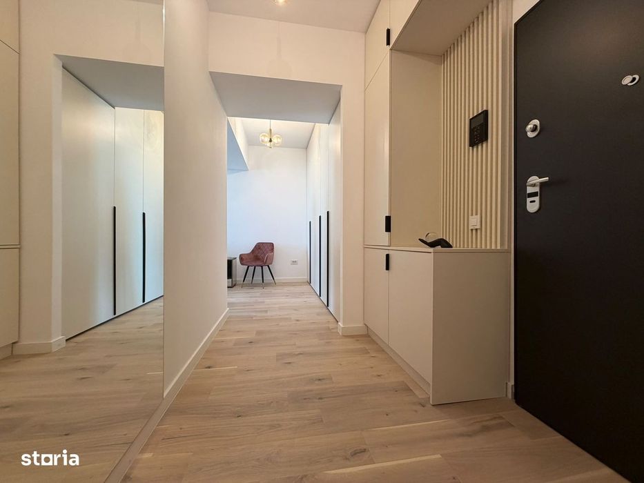 Apartament 2 camere| Nou, complet mobilat|Parcare subterană inclusa