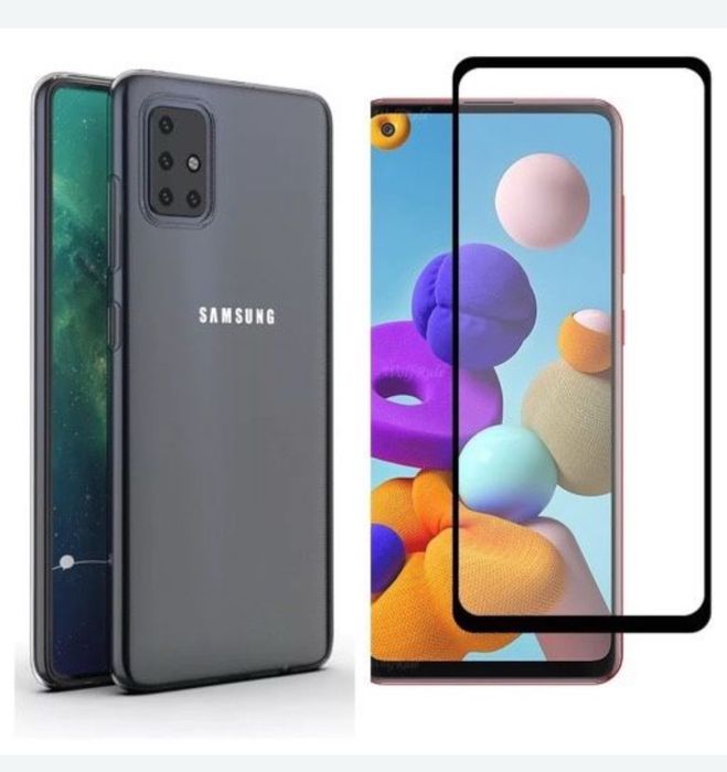 Samsung A33/A23/A15/A05/A16/A07/A17 Husa Silicon+Folie Sticla Curb 11D