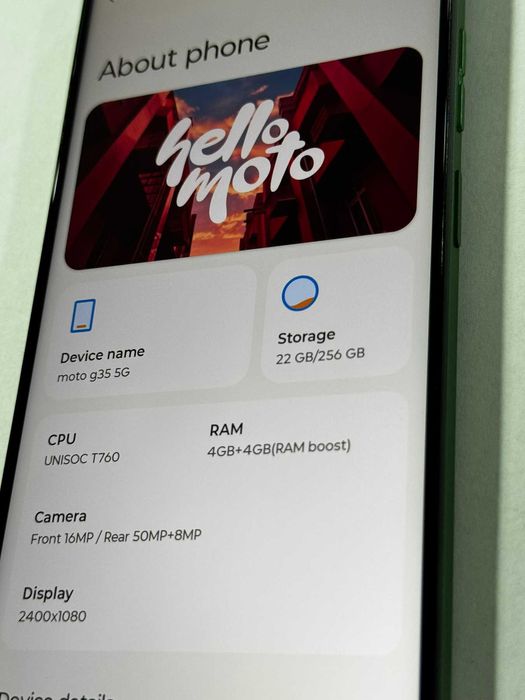 Motrola g35 256GB
