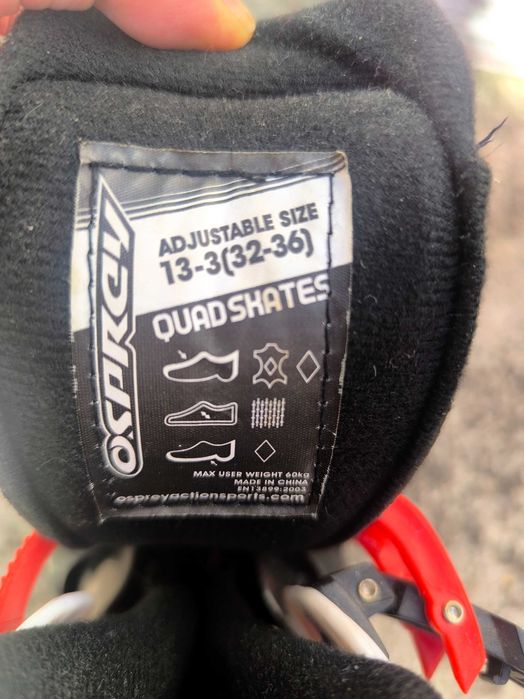 Оригинални детски ролкови кънки Osprey Quad Skates (размер 32-36)