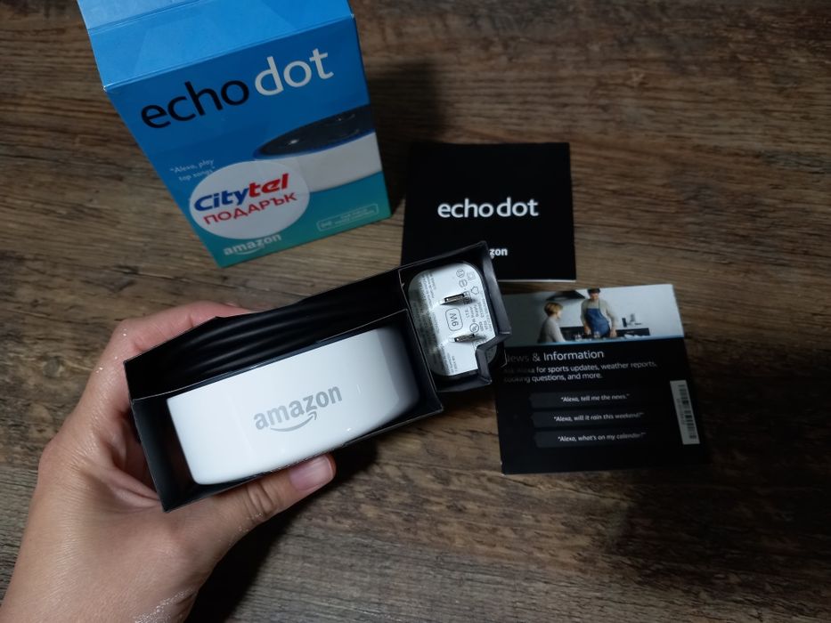 НОВА Amazon echo dot 2 блутут wi-fi колонка