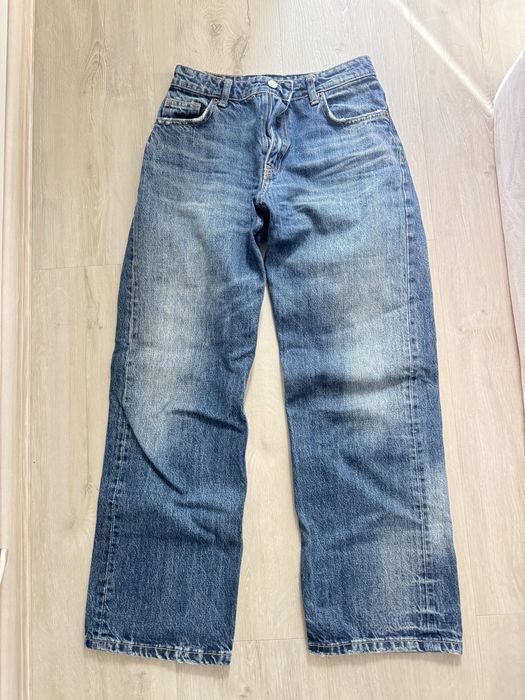 ZARA XS дънки с ниска талия