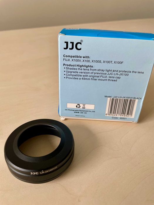 Сенник + адаптер JJC LH-JX100VII BLACK за Fujifilm X100 серия