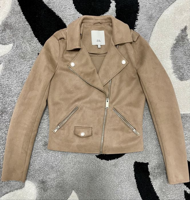 Jaketă din piele intoarsă