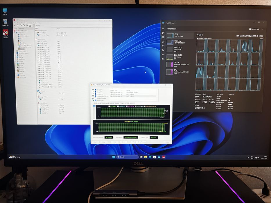 Dell Precision | i9-12900 | RTX 4060 | 32 GB DDR5