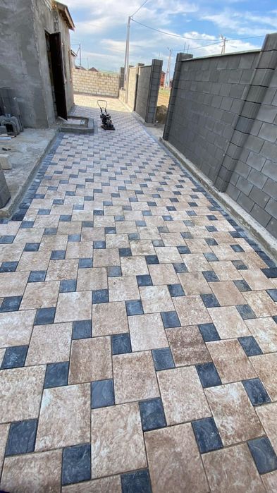 Укладка брусчатка