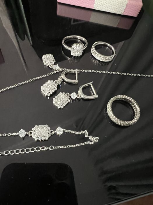 Күміс набор лобараторный бриллиант