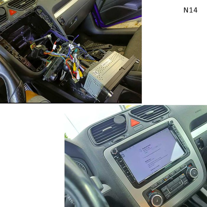 Навигация VW Golf Passat Polo Jetta Skoda Android 10 мултимедия 8 инч