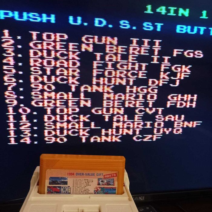 Картридж Dendy 90х