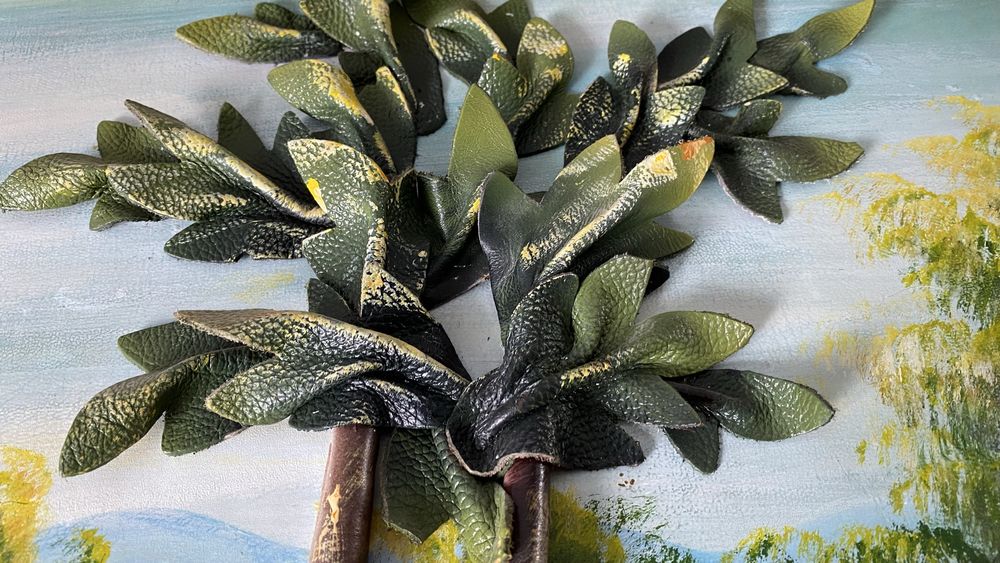 3d Кожанная картина пейзажа