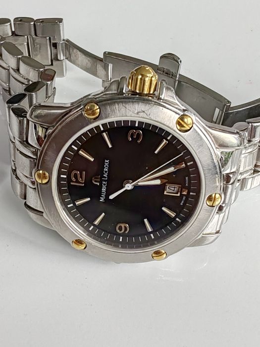 Ceas Maurice Lacroix Tiago Quartz 39 mm Oțel Aur-Otel