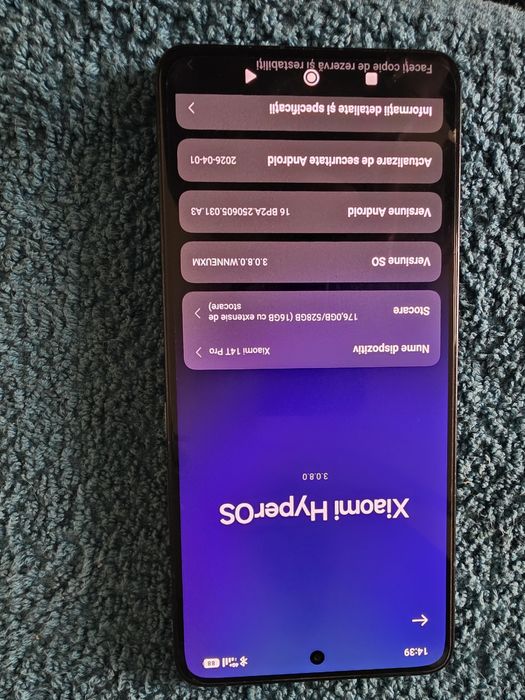 Vand Xiaomi 14 t pro 528 g