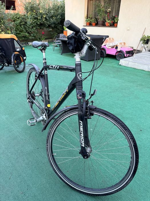 Bicicletă Trekking / Hybrid Merida Crossway TFS 500 – Cadru Aluminiu, Roți 28"