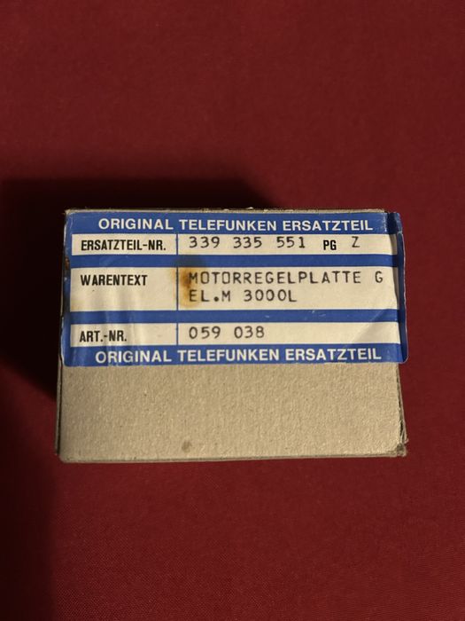 Motor magnetofon Telefunken 3002 3000 2000