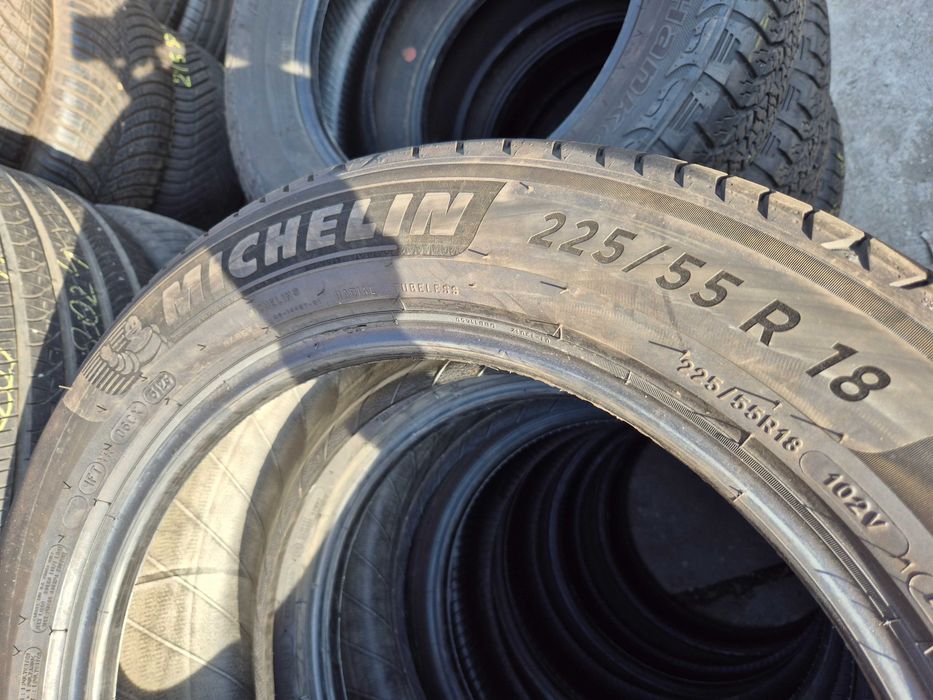 2 Anvelope de VARA - 225/55/18 - Michelin - CA UNELE NOI - DOT 2024 !