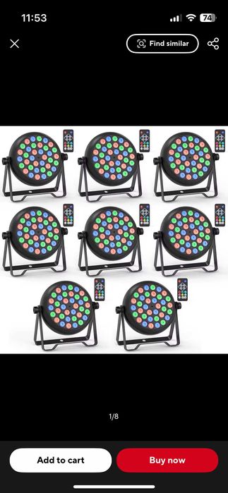 Somspot LED Прожектори многоцветни за сватба или парти