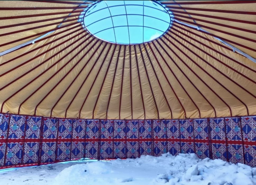 Юрта Этно Казак үй Киіз үй Современный дом Баспана Каркасный Арзан Үй