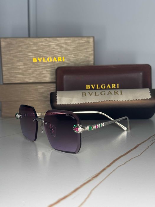 Ochelari de soare Bvlgari argintiu mov