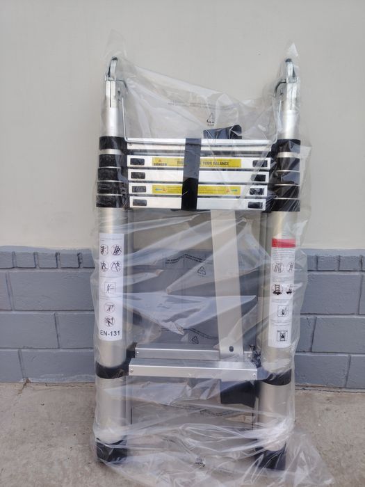 Телескопическая лестница стремянка Алюминий оптом 2.5/5.0