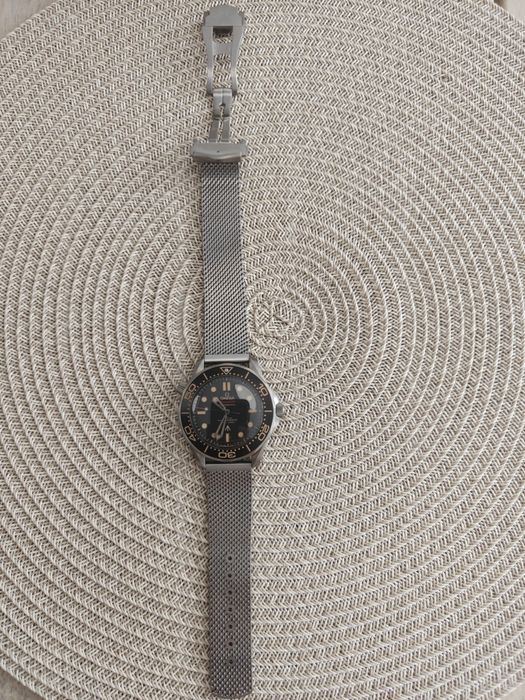 Omega Seamaster Diver 300M 007 Edition "No Time To Die" (NTTD) – Най-висок клас (Grade 2 Titanium)
