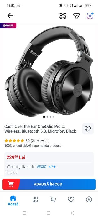 Căști wireless OneOdio și ZeaLot.