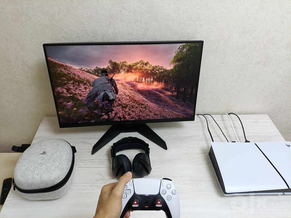 Игровой сетап: PS5 Slim 1TB (с играми) + 2K Монитор 210Hz + Pulse Eli