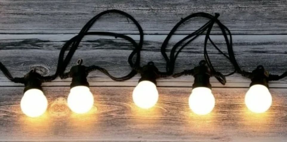 Уличные гирлянды лампы 50м