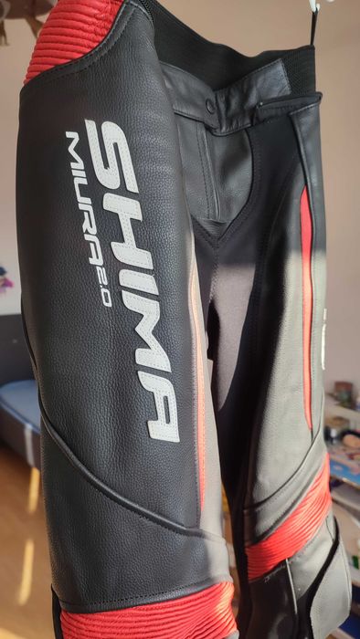 Pantaloni moto damă SHIMA Miura 2.0, piele perforată, mărimea 36, noi