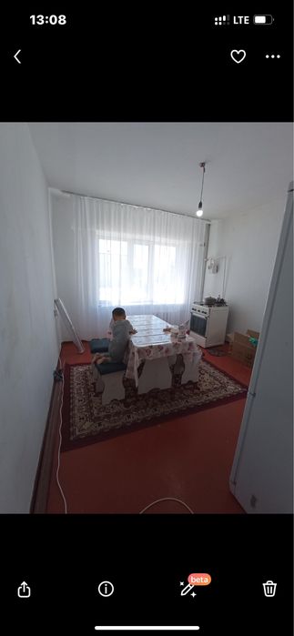 1 бөлмелі жайлы пәтер