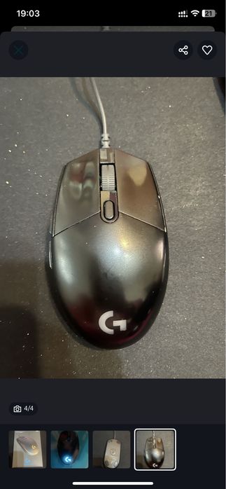 Игровая мышь Logitech оригинал