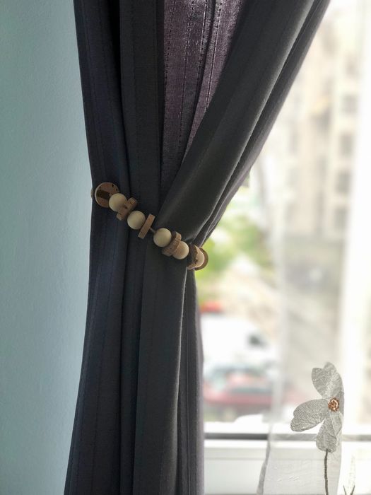 Комлект ръчно изработени държачи за пердета