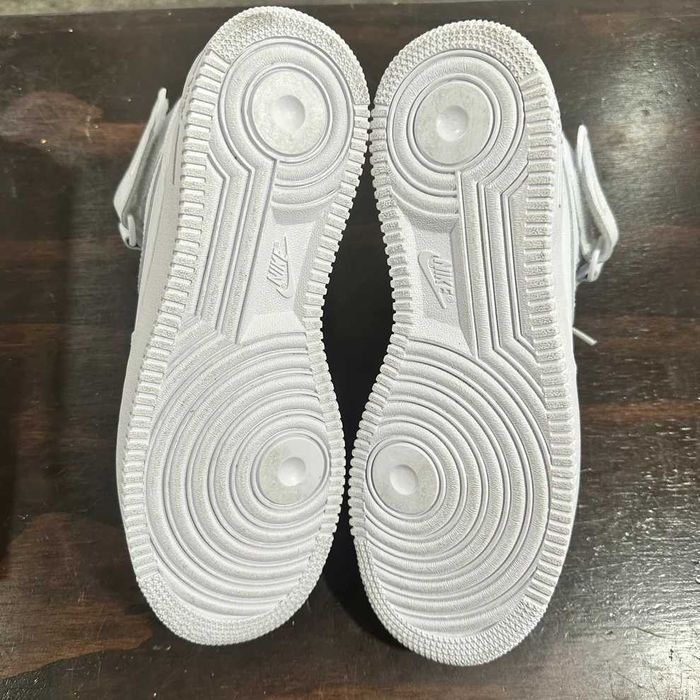 #EDITIE LIMITATĂ# Nike Air Force 1 Mid Triple White - Verificare Colet