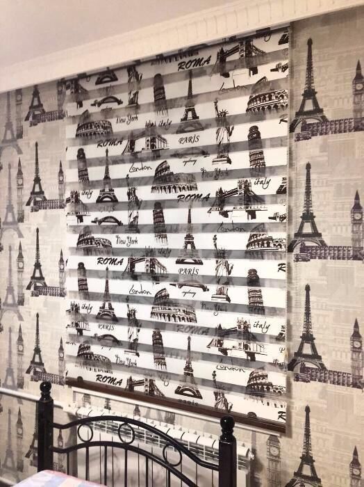 Foto jaluzi kombo жалюзи вертикални и гаризантални