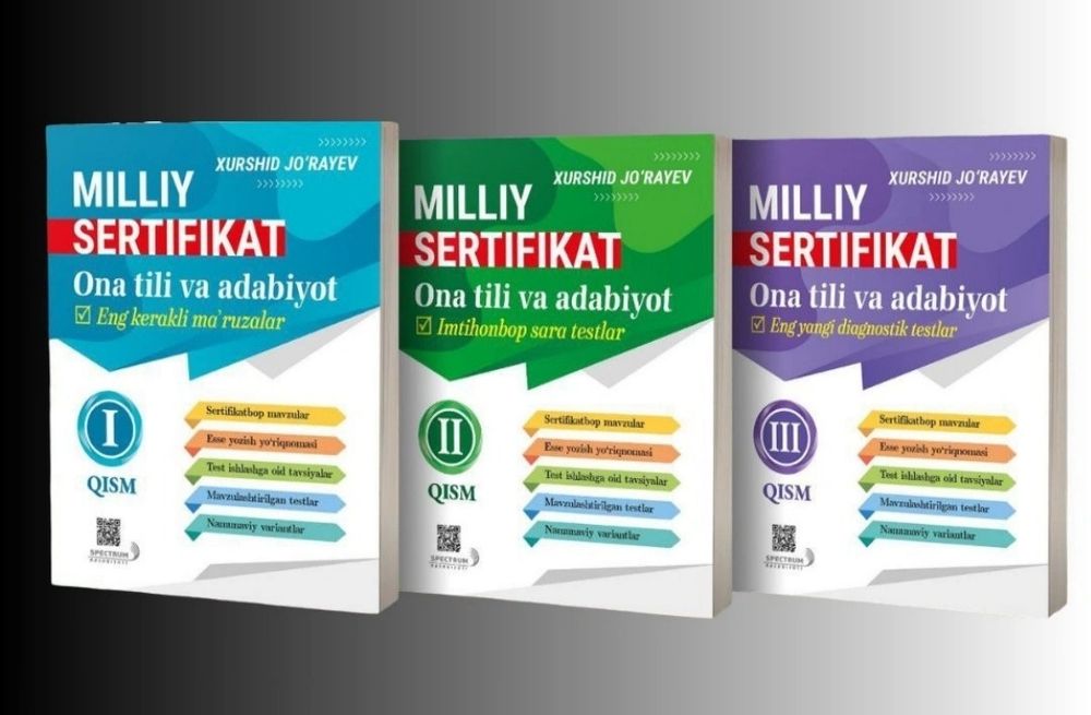 Доставка. Milliy sertifikat Ona tili va Adabiyot