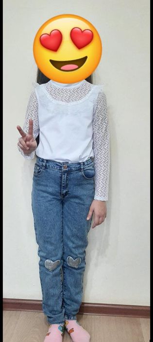 Брюки джинсовый и джокер