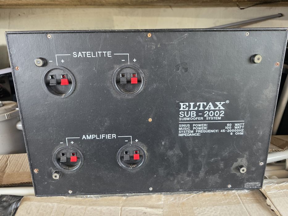 Vand subwoofer JVC si subwoofer Eltax