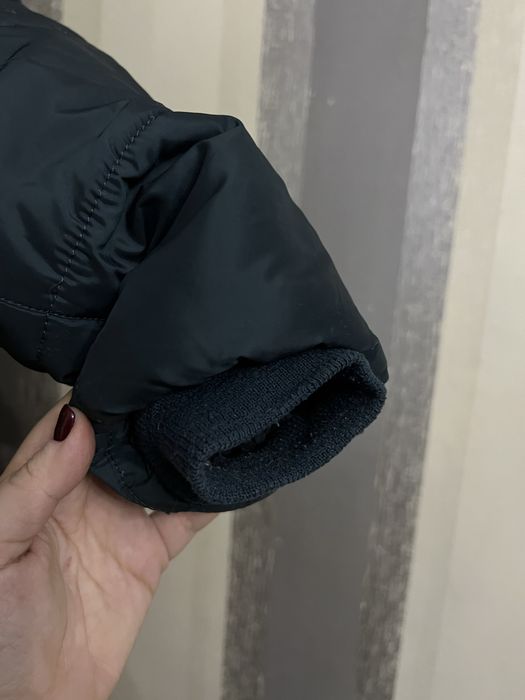 Пуховик женский темно-зеленый размер 56