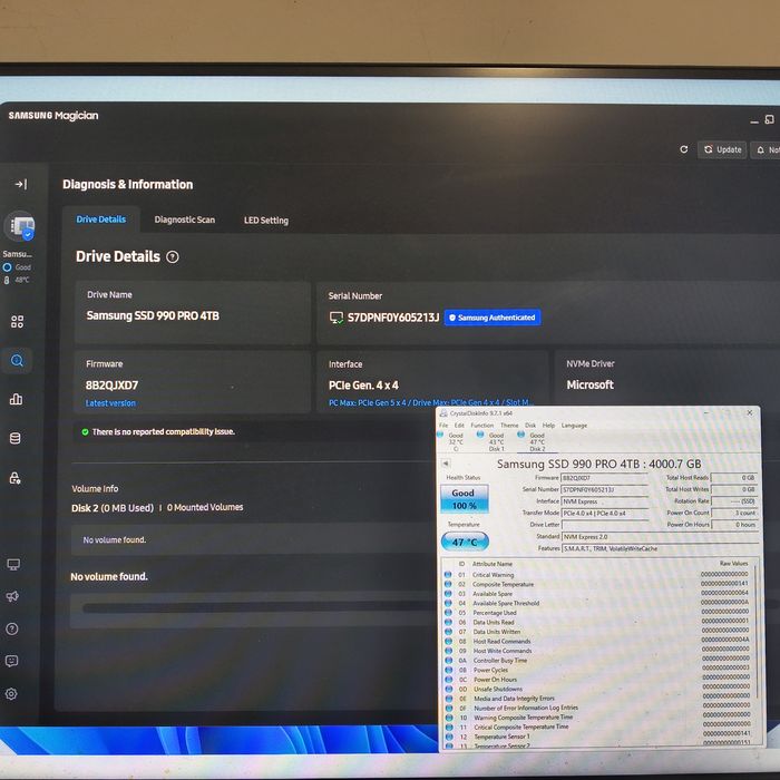 vand ssd samsung nvme m2 990 pro 4tb nou 0 ore bulk pciex 4.0/sn850x