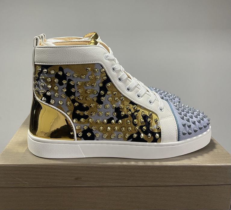 Christian Louboutin High Snake Steel