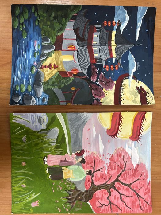 Рисую рисунки для художки , плэнеров