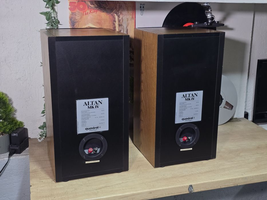 Boxe retro QUADRAL ALTAN MK4, lemn fag, furniruit, phonologue