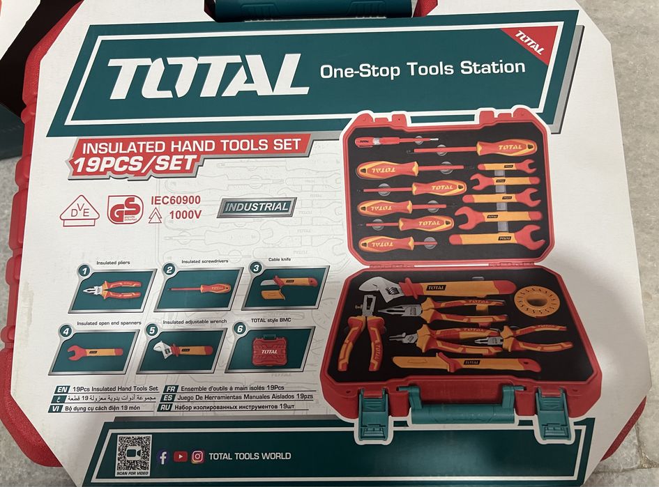 Набор инструментов/ набор диэлектрических инстр. для электрика