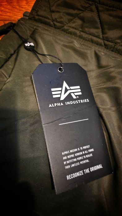 ALPHA INDUSTRIES Logo Puffer яке с качулка 3XL мъжко