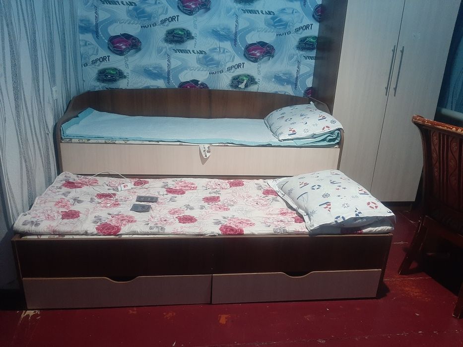 Детские кровати выдвижной