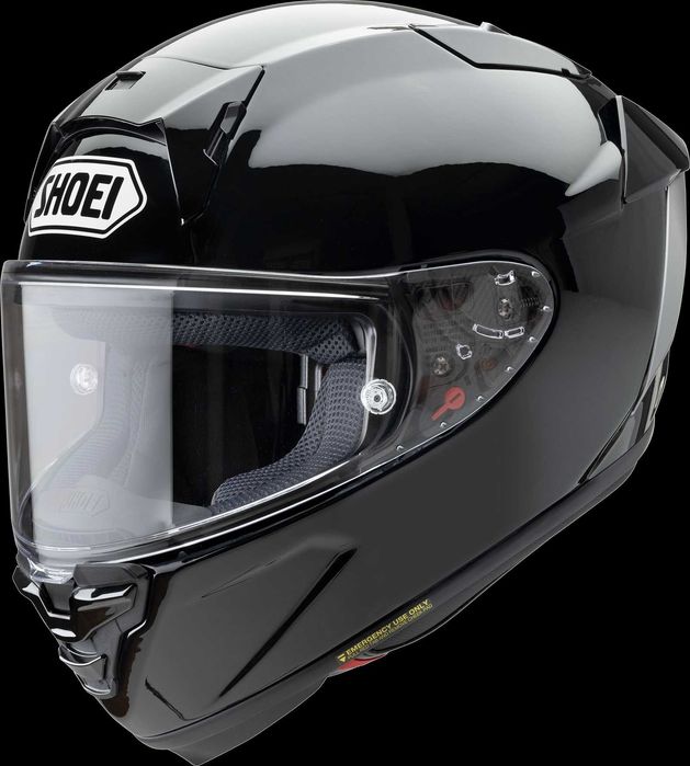 Каска Shoei X-SPR Pro черна мат/гланц бял гланц Мото Мотор