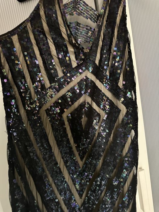 Черна елегантна официална рокля