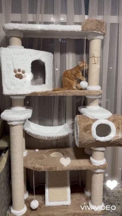 Домик когте-точка для кошки.