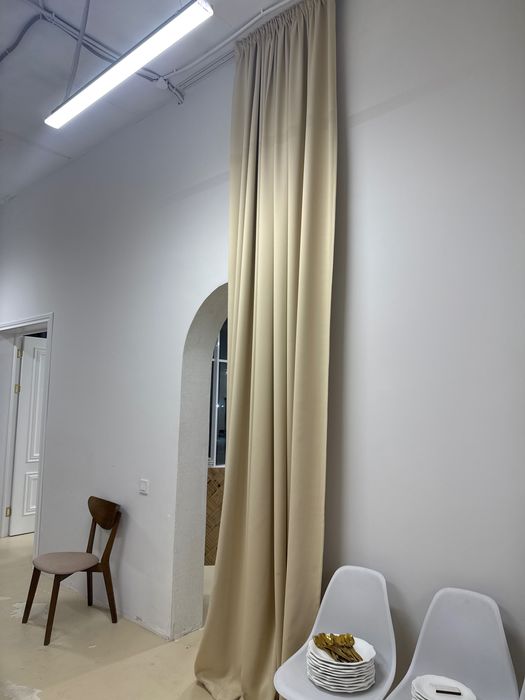 Шторы блэкаут коричневые и серые